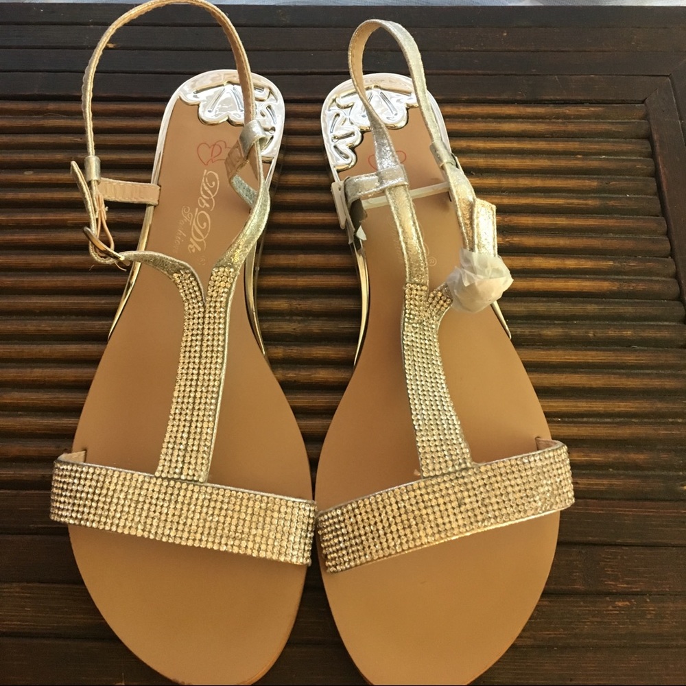 rhinestone sandals
